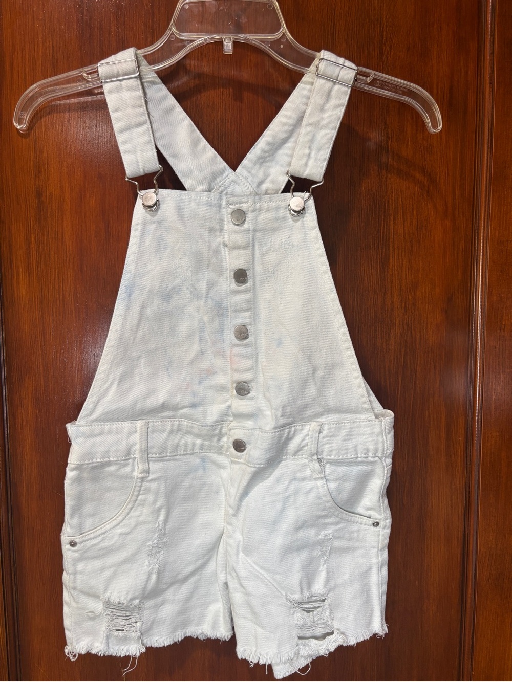 Tractr brand kids overalls size 8 tie die